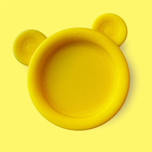 Bear shape Reusable 5ml Gecko food dish
