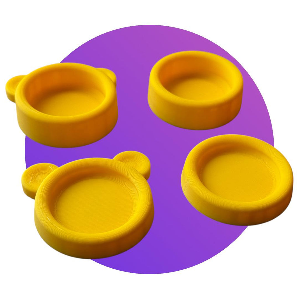 Reusable round 5ml Gecko food dish
