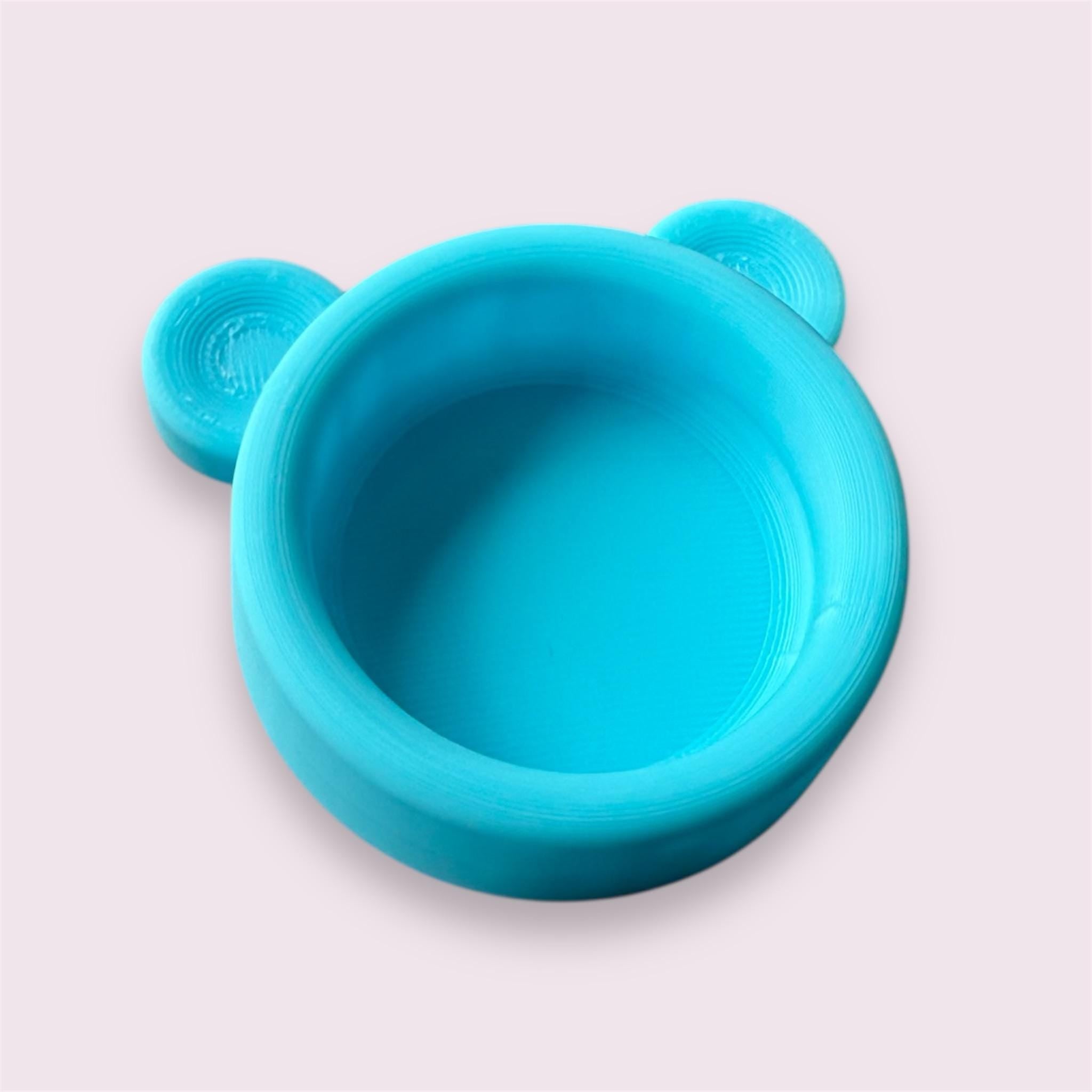Bear shape Reusable 10ml Gecko food dish