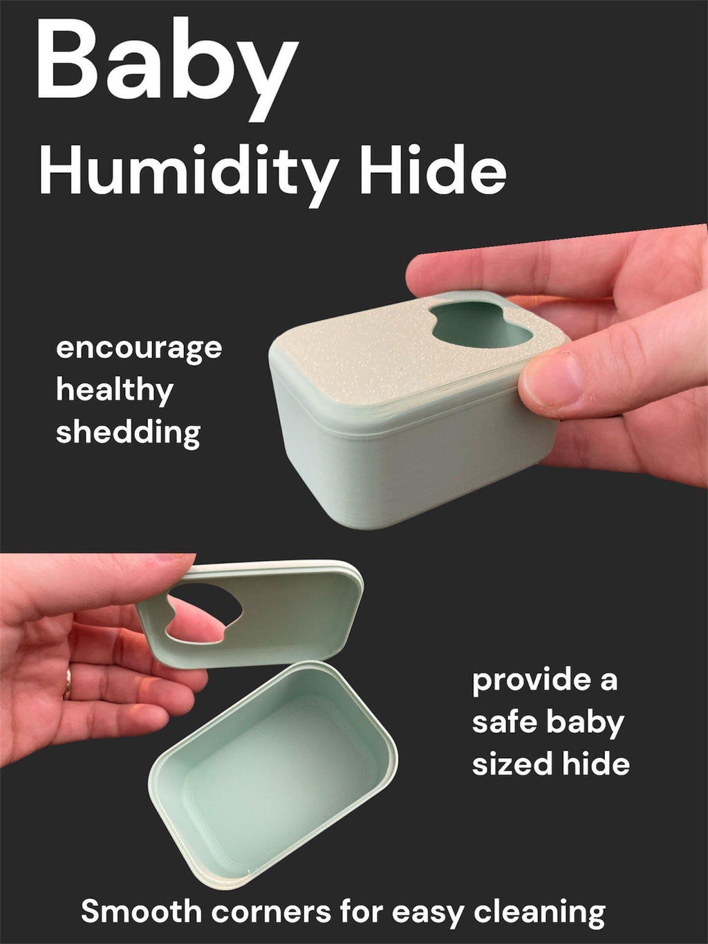 Baby Gecko Humidity Hide